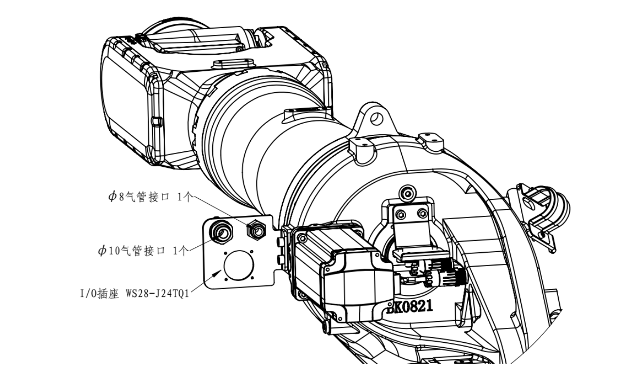 外部管线示意图