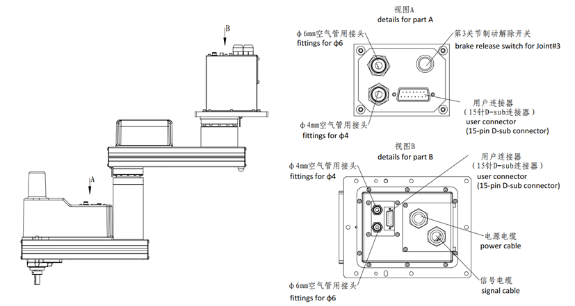 外部管线示意图